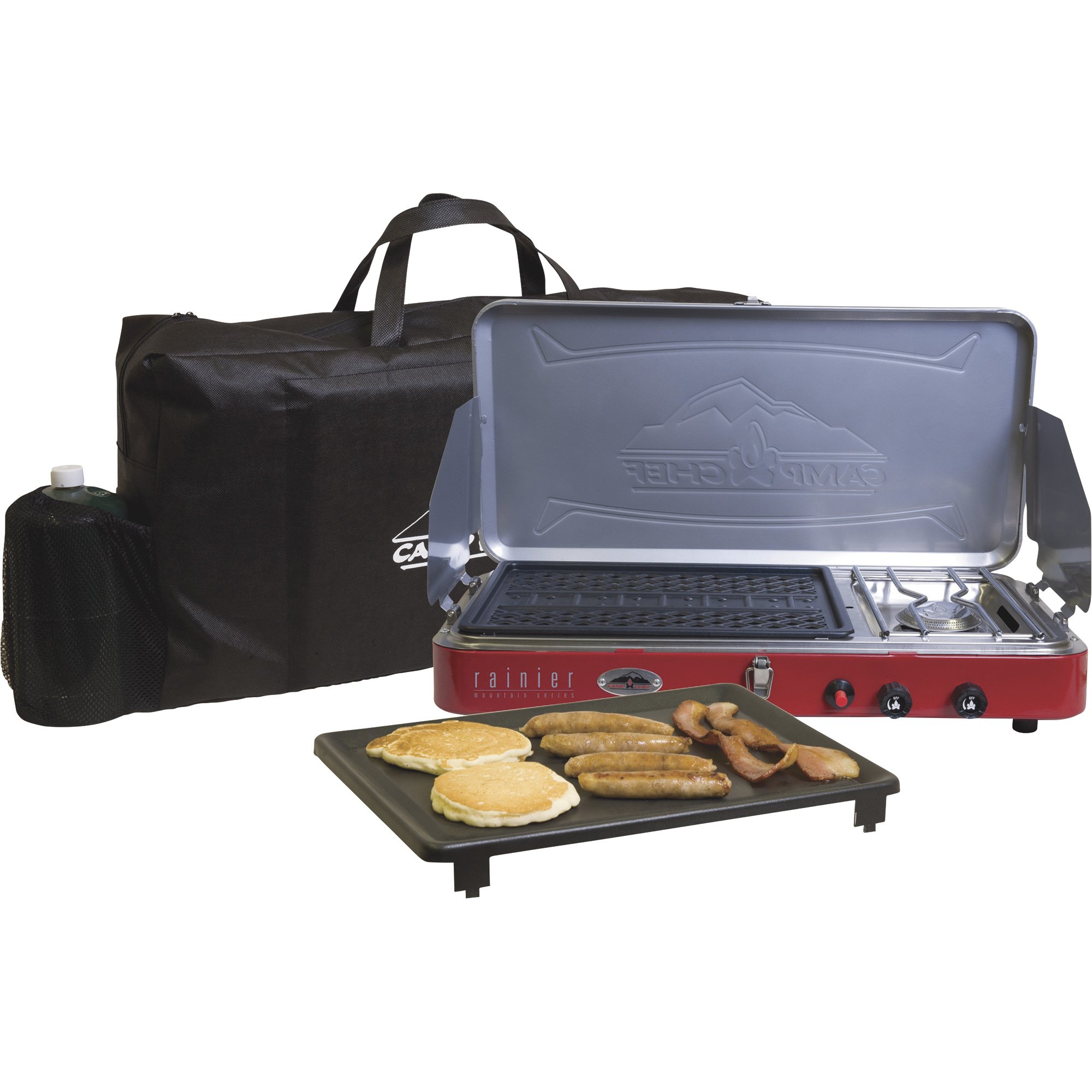 Camp Chef Stove and Nonstick Grill/Griddle Combo